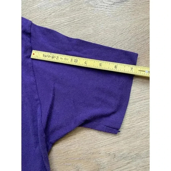 Vintage 80s Minnesota Vikings Single Stitch T-Shirt Trench Made in USA Men's S - Picture 11 of 13